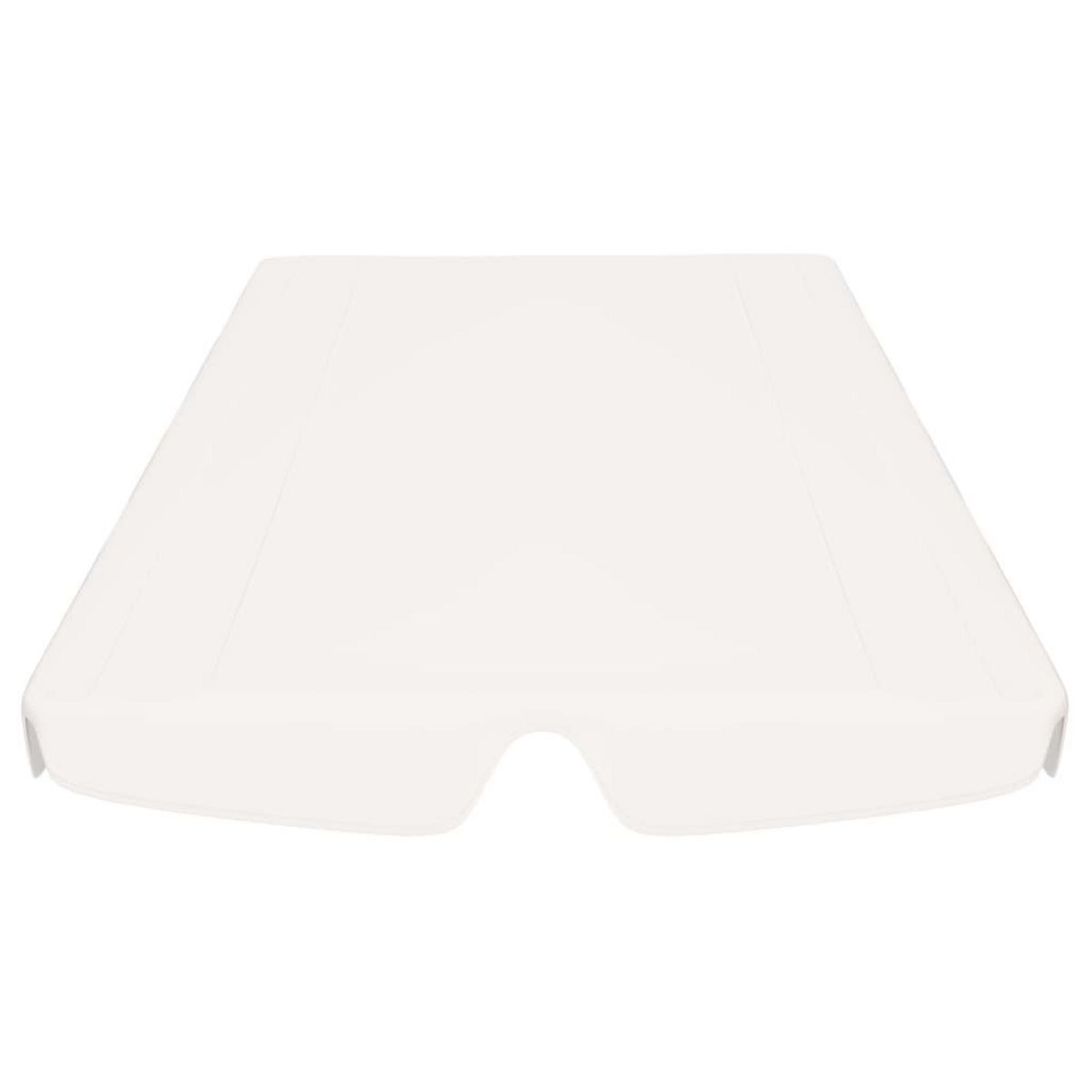 VIDAXL Toit de rechange de balançoire blanc 150/130x105/70 cm