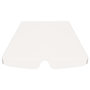 Voir la diapositive 4 : VIDAXL Toit de rechange de balançoire blanc 150/130x105/70 cm