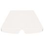 Voir la diapositive 4 : VIDAXL Toit de rechange de balançoire blanc 150/130x105/70 cm
