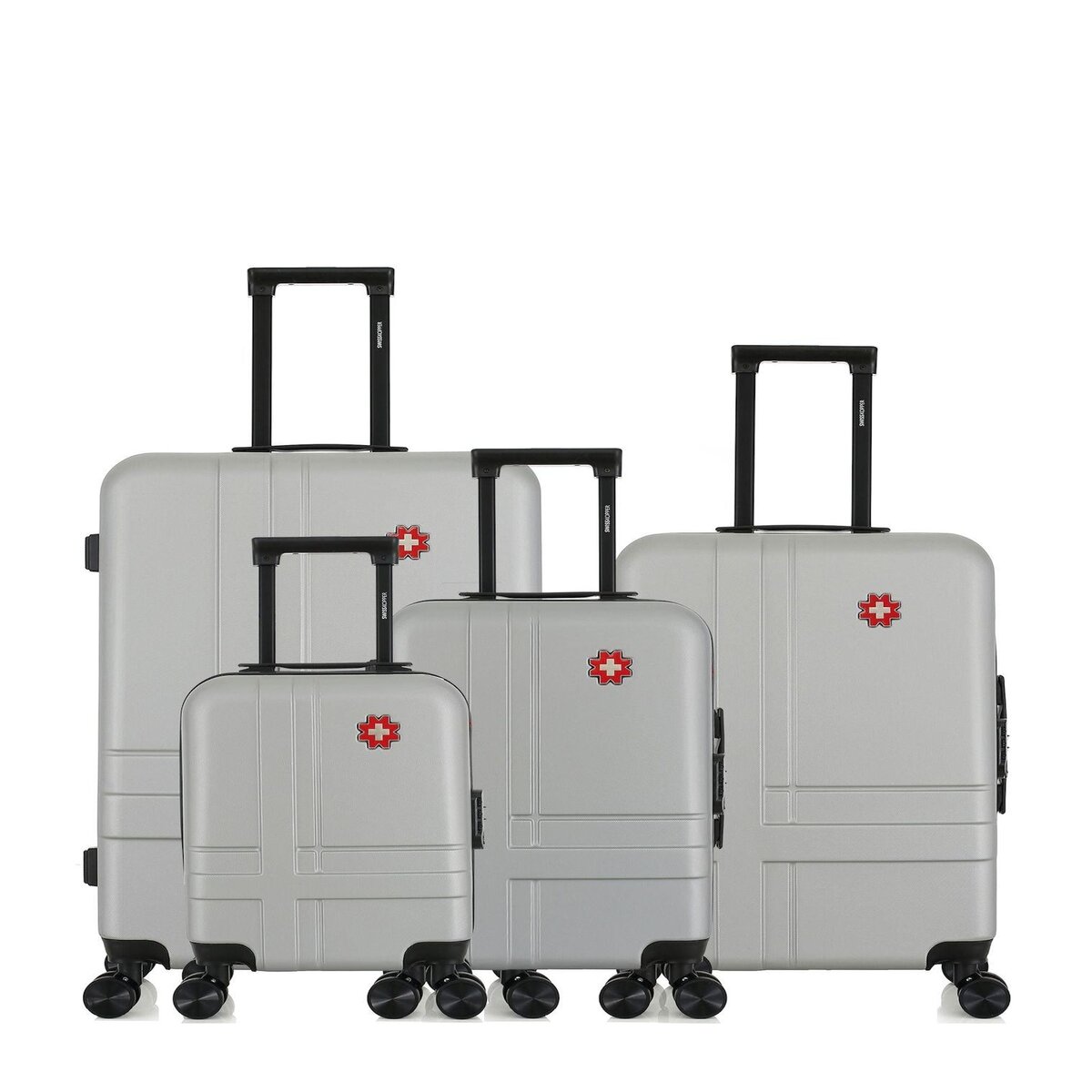 SWISS KOPPER SWISS KOPPER - LOT DE 4 - Valises grand format, weekend, cabine et cabine XXS USTER