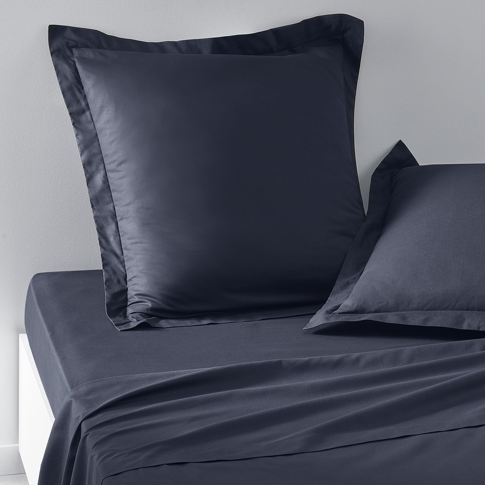 Voir la diapositive 1 : TODAY Taie d'oreiller unie en Coton 57 fils ORGANIC 
