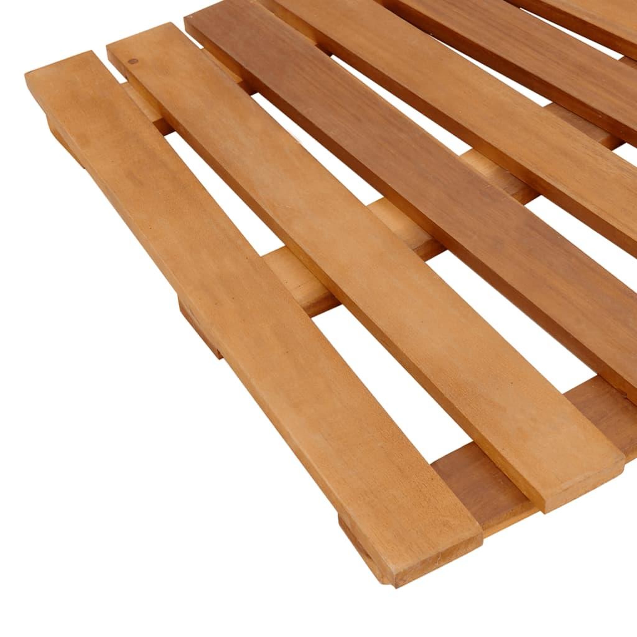 Voir la diapositive 5 : VIDAXL Cadre de bain a remous gris resine tressee bois massif d'acacia