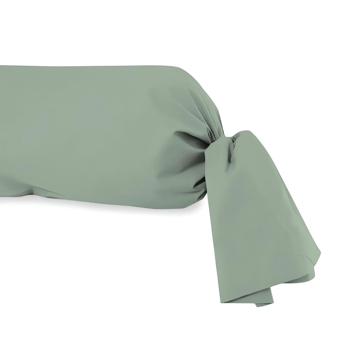 SOLEIL D'OCRE Taie de traversin en coton 57 fils UNI, par Soleil d'Ocre