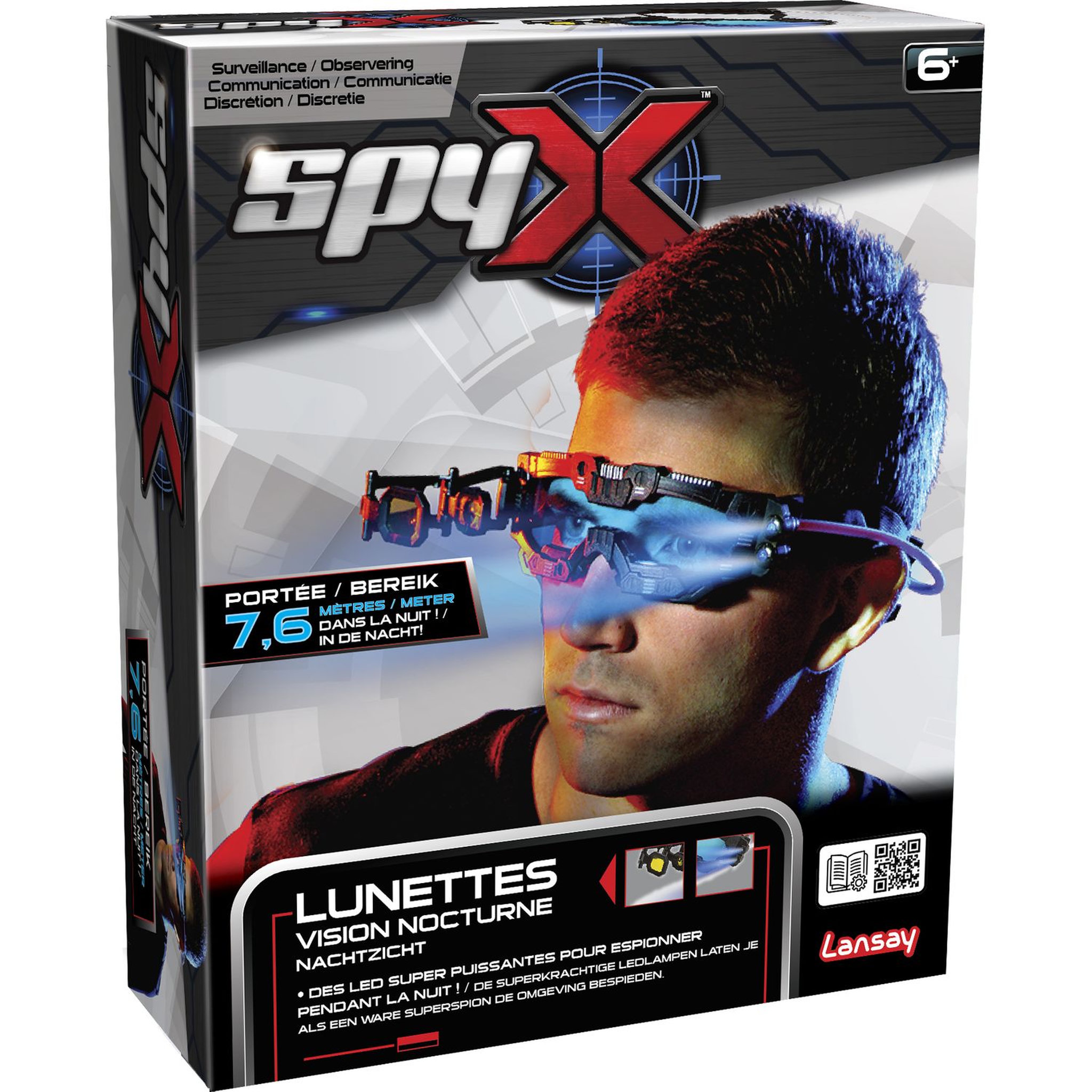 Voir la diapositive 1 : LANSAY SPY X - Lunettes vision nocturne 
