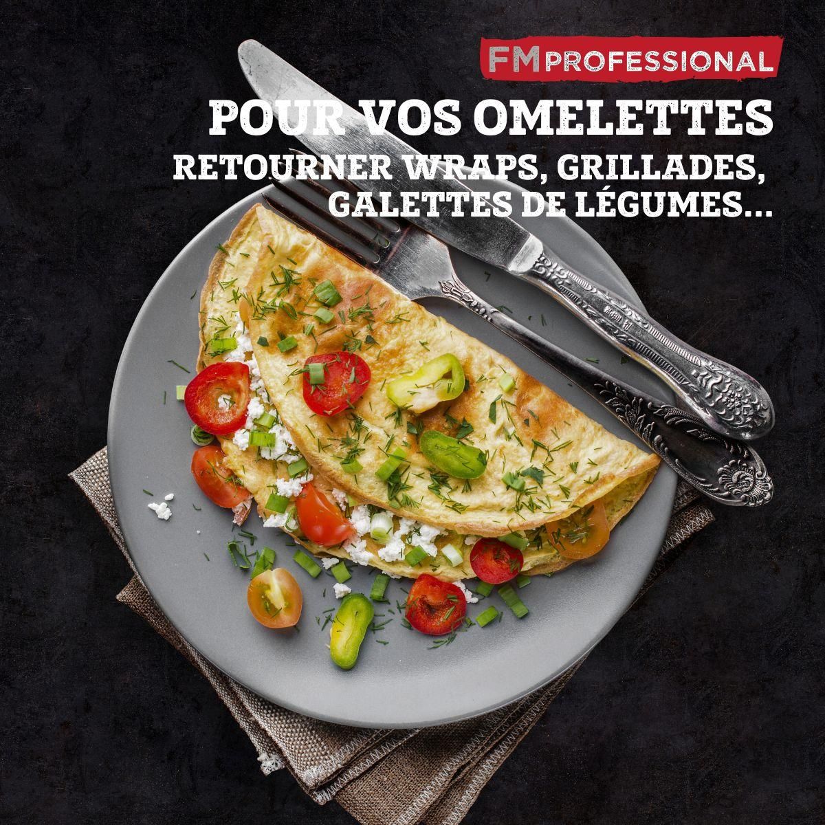 FM PROFESSIONAL Spatule à crêpes inox 25,9 cm FM Professional Pâtisserie