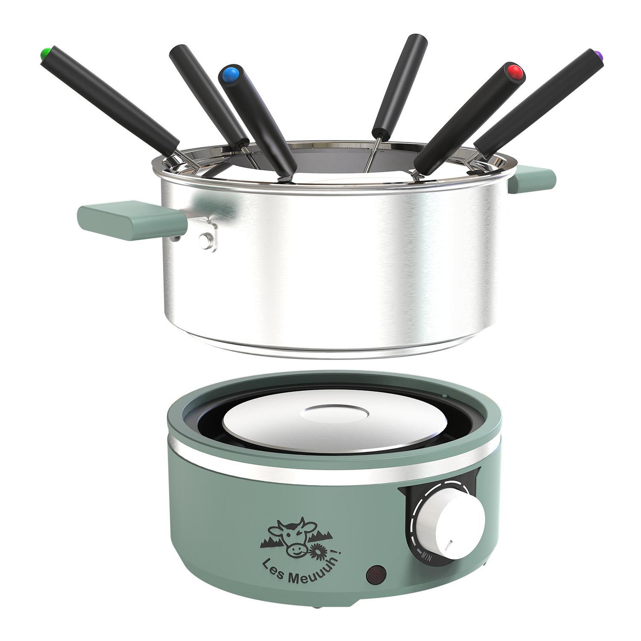 Voir la diapositive 2 : LITTLE BALANCE Service à fondue 6 personnes sapin - 8963