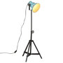 Voir la diapositive 1 : VIDAXL Lampadaire 25 W bleu delave 35x35x65/95 cm E27
