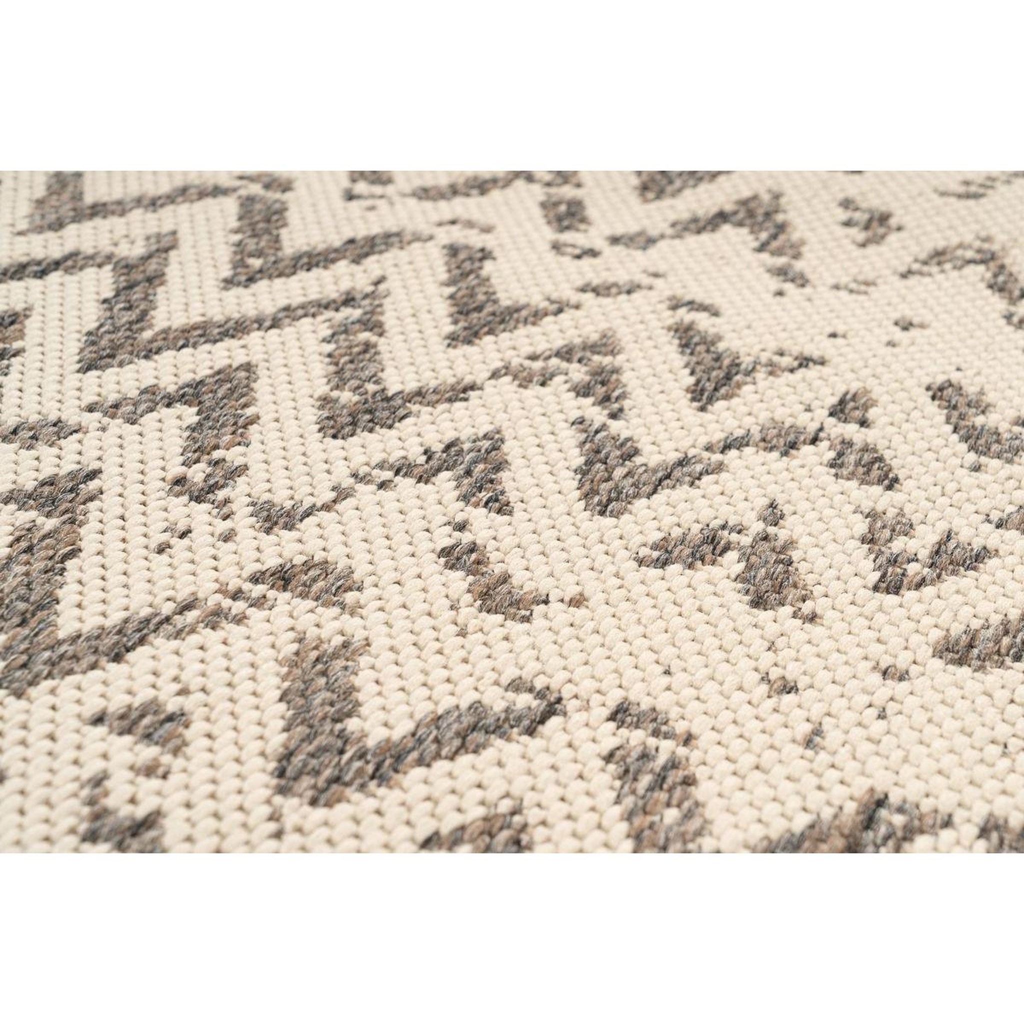 Voir la diapositive 2 : Paris Prix Tapis tissé à poils plats  splash  crème