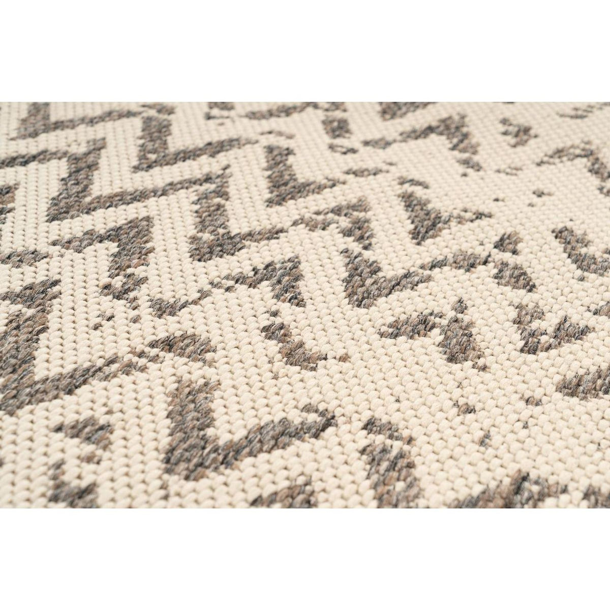 Paris Prix Tapis Tissé à Poils Plats  Splash  Crème