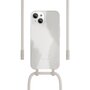 Voir la diapositive 2 : WOODCESSORIES Coque avec cordon iPhone 13 mini Tour de cou blanc