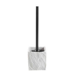 Paris Prix Brosse WC Effet Minéral  Stony  36cm Blanc