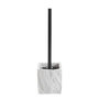 Voir la diapositive 1 : Paris Prix Brosse WC Effet Minéral  Stony  36cm Blanc