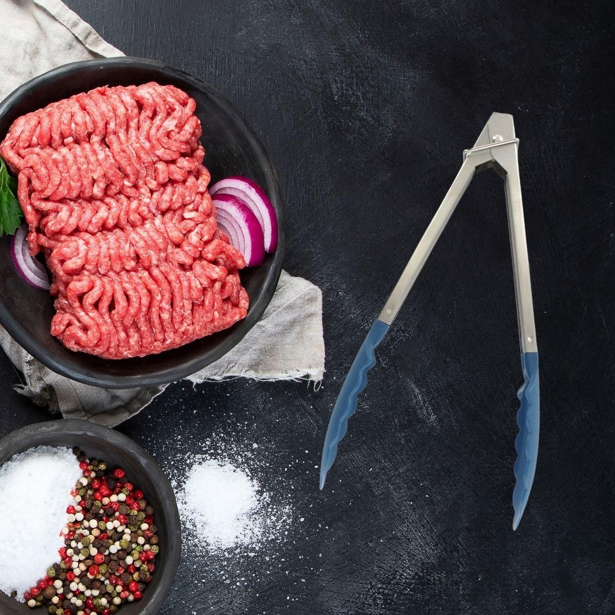 Fackelmann Pince de cuisine avec verrouillage 23,5 cm Fackelmann Elemental