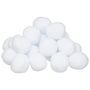 Voir la diapositive 1 : ATMOSPHERA Lot de 15 Boules de Neige  Manteau  7cm Blanc