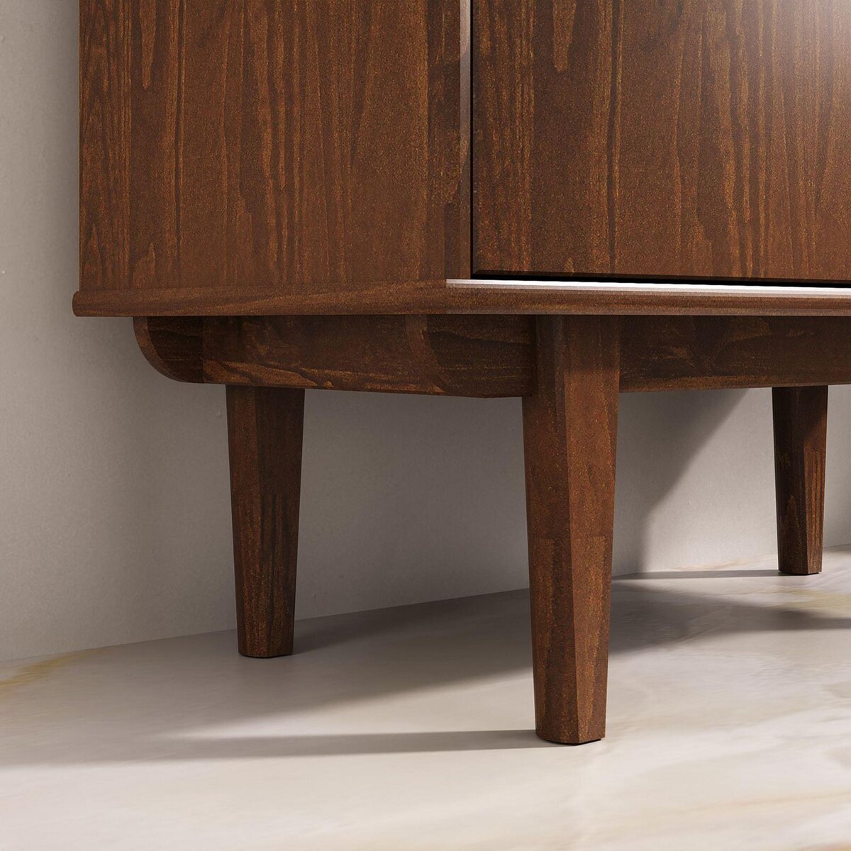 IDIMEX Buffet haut SIMONA H 188 cm en bois massif