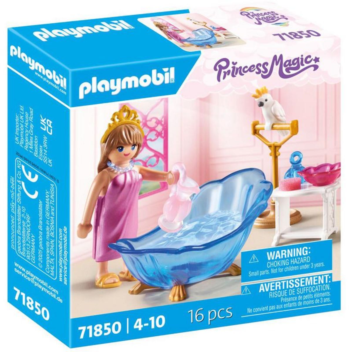 PLAYMOBIL SALLE DE BAIN ROYALE + PRINCES PLAYMOBIL PLL71850