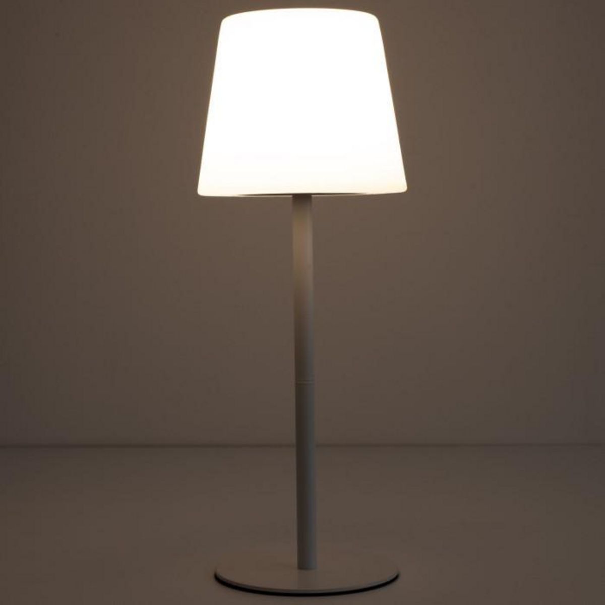 Paris Prix Lampe à Poser Extérieur  Rechargeable  40cm Blanc
