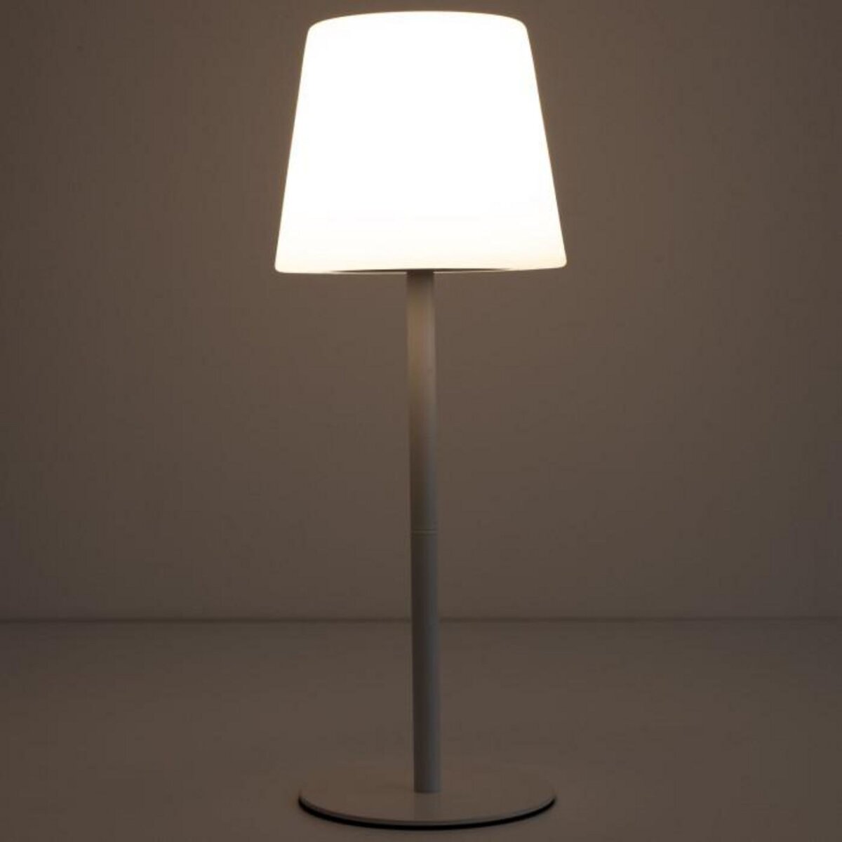 Paris Prix Lampe à Poser Extérieur  Rechargeable  40cm Blanc