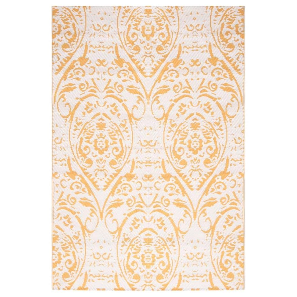 VIDAXL Tapis d'exterieur ARAKIL jaune 140 x 200 cm PP