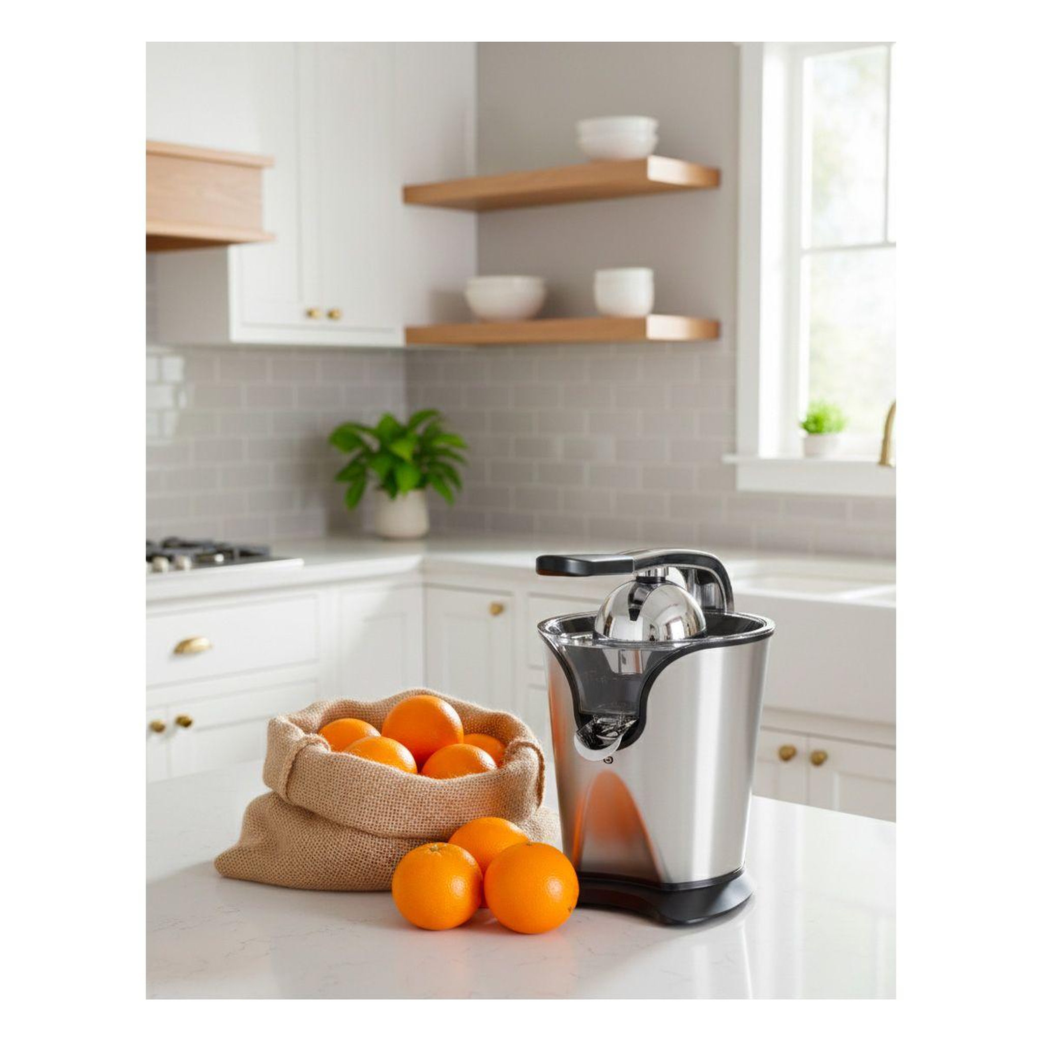 Voir la diapositive 5 : ESSENTIEL B Presse-agrumes epa 8 inox