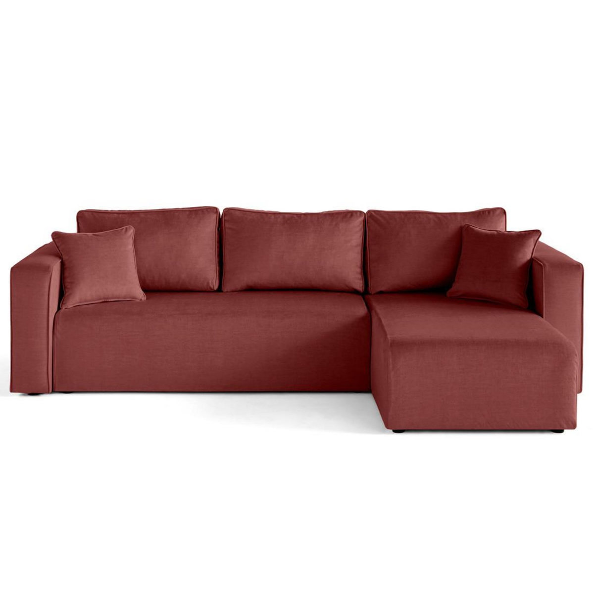 BEST MOBILIER Housse en velours pour canapé déhoussable topaze