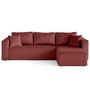 Voir la diapositive 4 : BEST MOBILIER Housse en velours pour canapé déhoussable topaze