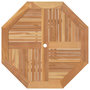 Voir la diapositive 6 : VIDAXL Table pliable de jardin 110x110x75 cm bois massif de teck