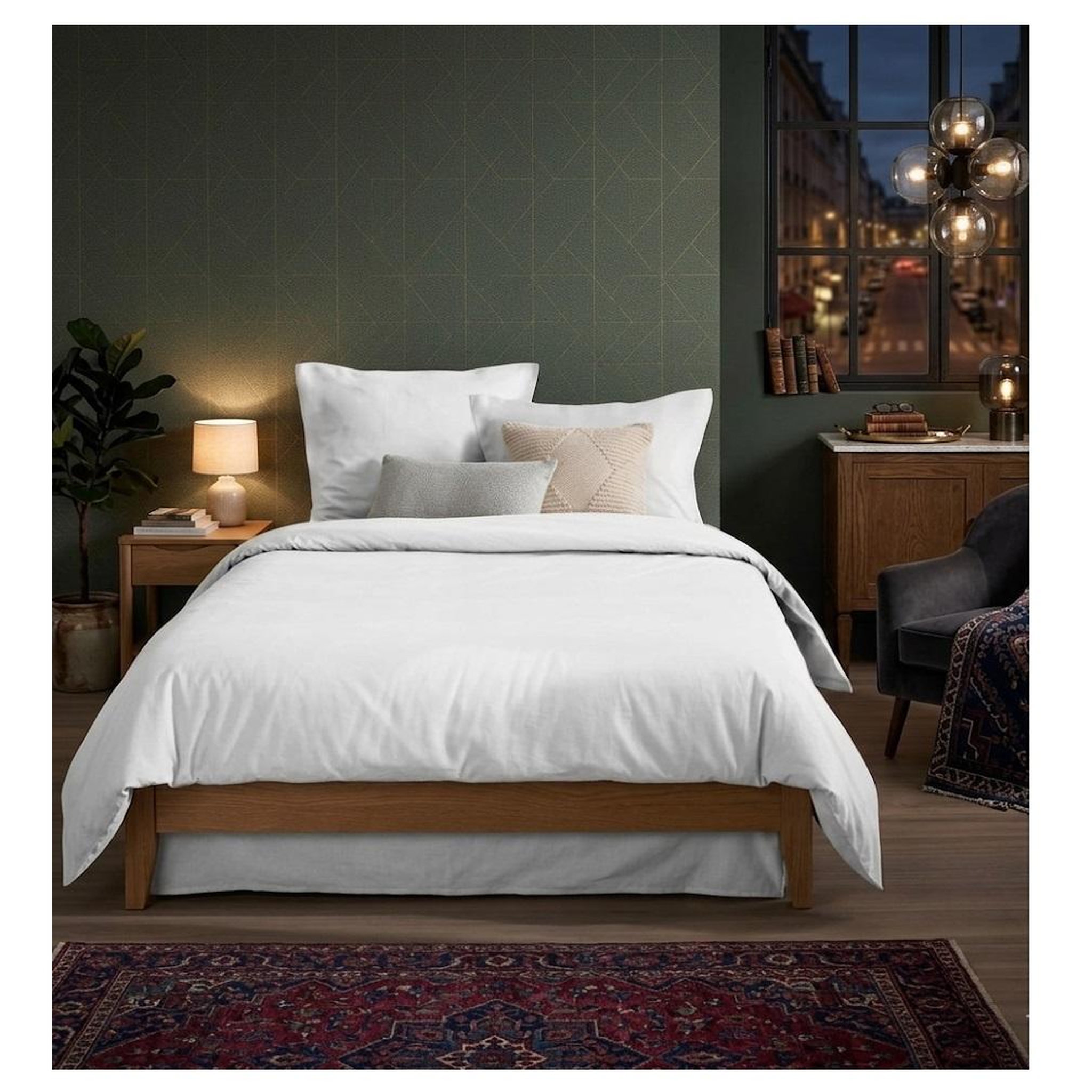 Voir la diapositive 2 : Eden Drap housse collection cocon design et moderne