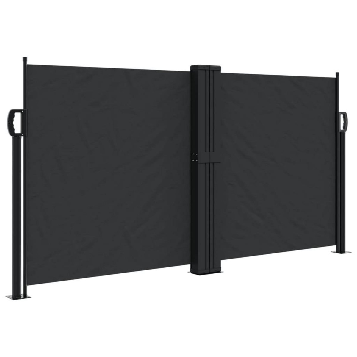 VIDAXL Auvent lateral retractable noir 120x1200 cm