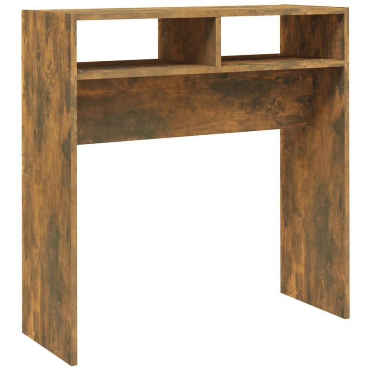 VIDAXL Table console Chêne fumé 78x30x80 cm Bois d ingénierie