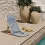 Voir la diapositive 5 : Rendez vous déco Chaise de plage terracotta pliable en tissage synthétique - Favignana