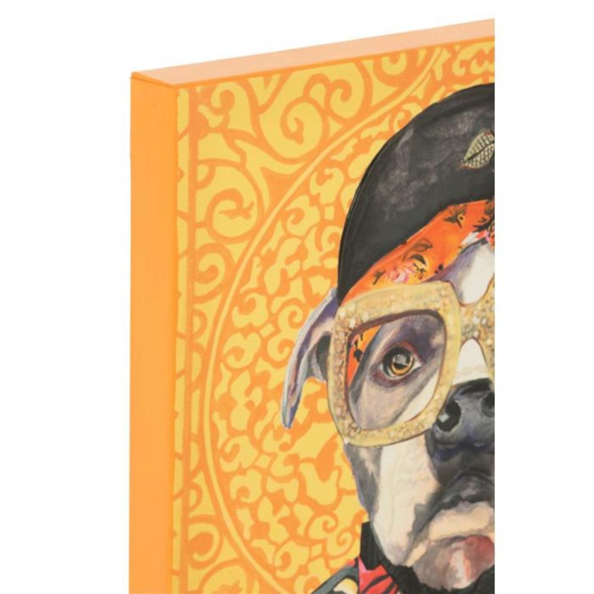 Paris Prix Toile Déco Chien  Popart  40x50cm Multicolore