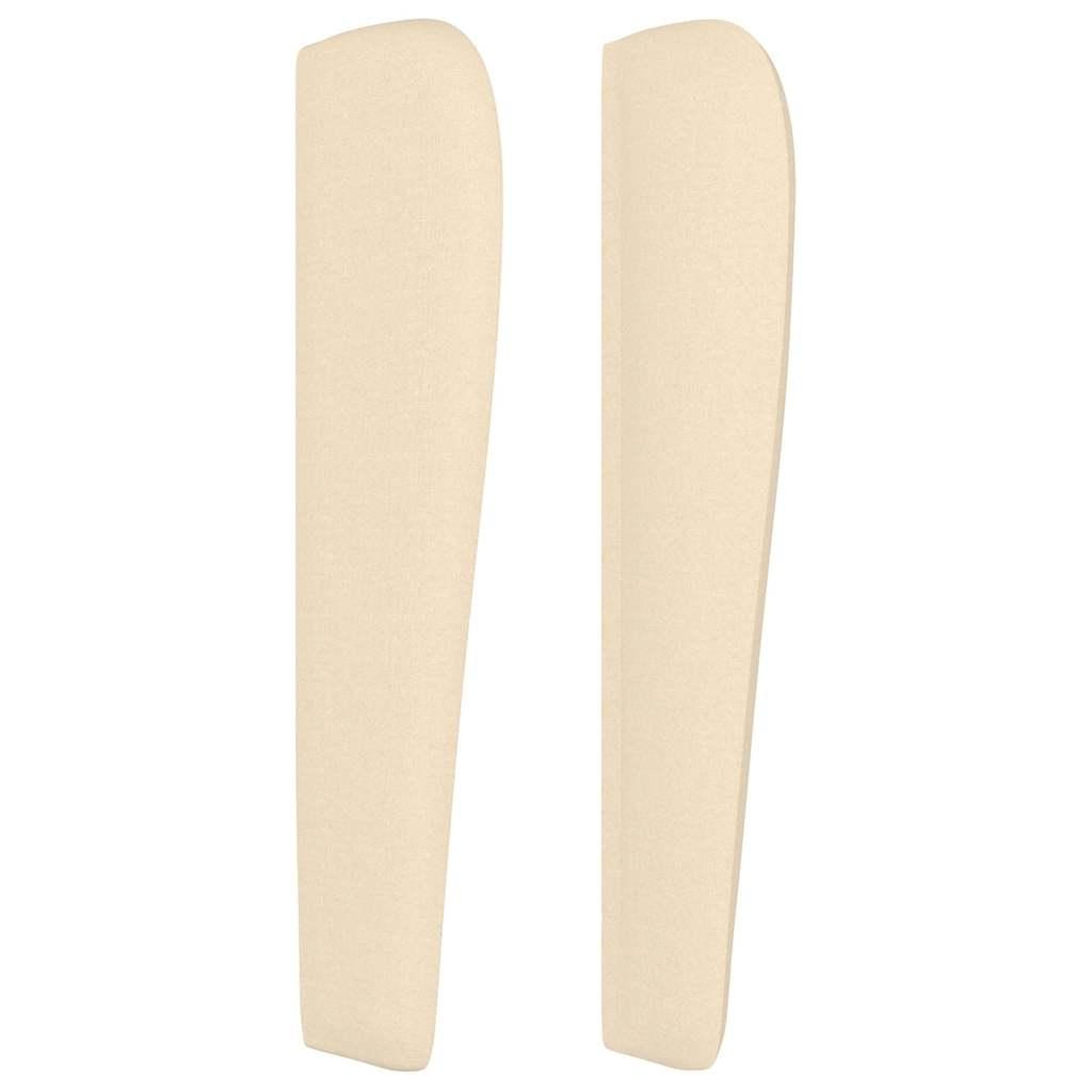 Voir la diapositive 4 : VIDAXL Tete de lit avec oreilles creme 163x23x118/128 cm tissu