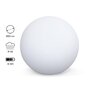 SWEEEK Boule LED – Sphère décorative lumineuse, blanc chaud, commande à distance
