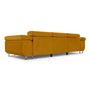 Voir la diapositive 4 : BEST MOBILIER Pablo - canapé 3 places - convertible avec têtières réglables - en velours