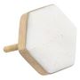 Voir la diapositive 2 : ATMOSPHERA Lot de 2 Boutons de Meuble  Le Collectionneur  4cm Blanc