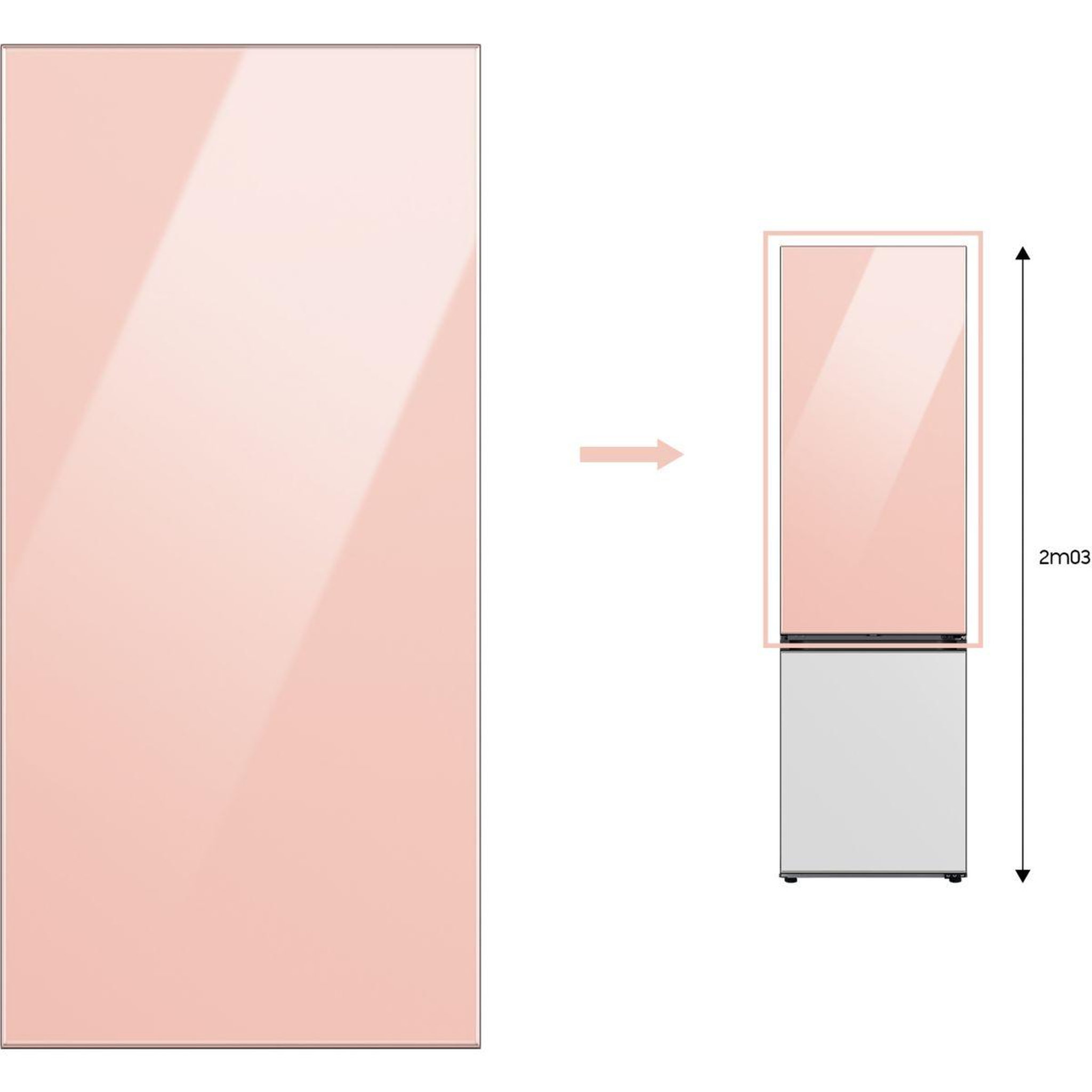 Samsung Panneau d'habillage RA-B23EUT3KGM Bespoke