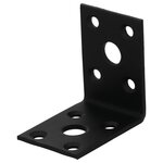 SUKI Equerre acier zingué noire Magnodur 50x50x35, SUKI