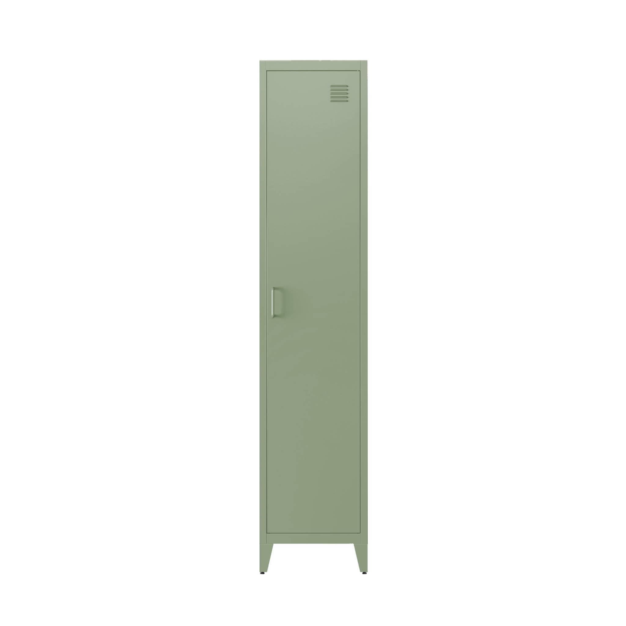 Voir la diapositive 5 : SWEEEK Armoire chambre industrielle métal, 4 espaces de rangement