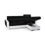 Voir la diapositive 3 : LISA DESIGN Dustin - canapé d'angle réversible - 4 places - convertible avec coffre - têtières réglables