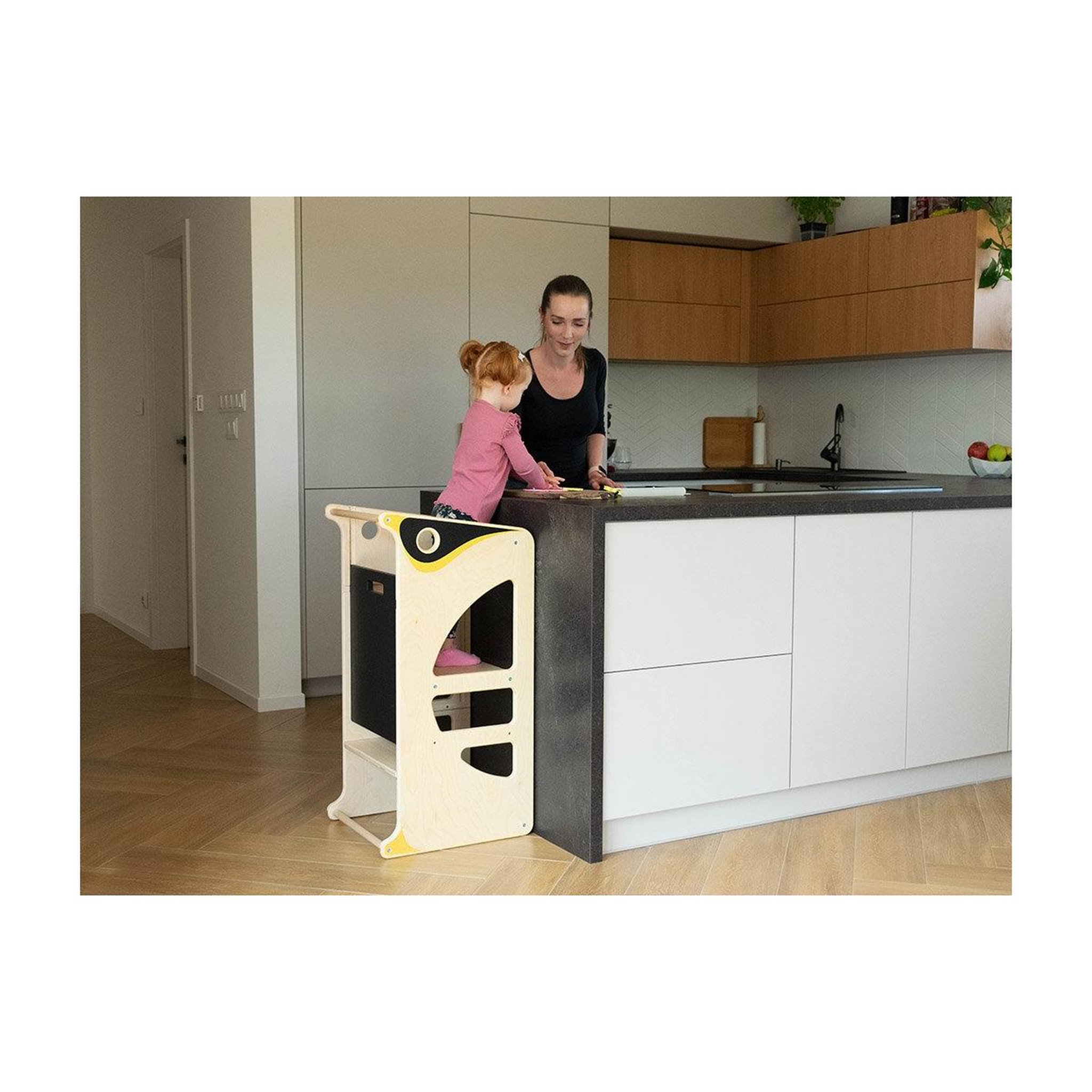 Voir la diapositive 2 : BENLEMI Montessori Tour d'apprentissage PENGUIN 4in1 sticker