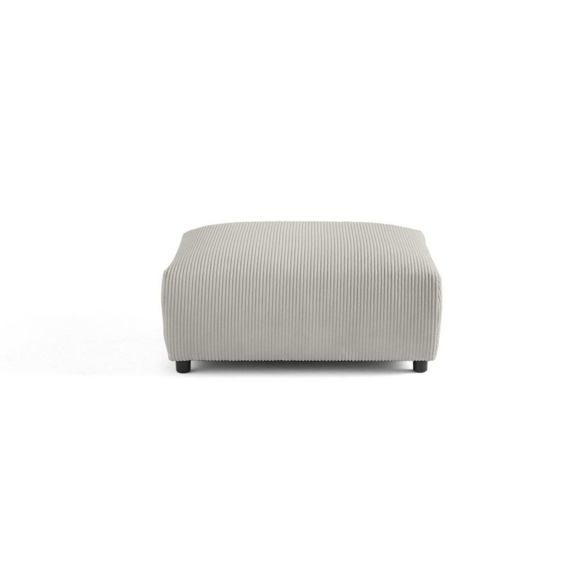 LISA DESIGN Garance - pouf modulable - en velours côtelé