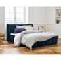 Voir la diapositive 1 : LISA DESIGN Elysia - lit coffre - 140x190 - en velours - sommier inclus