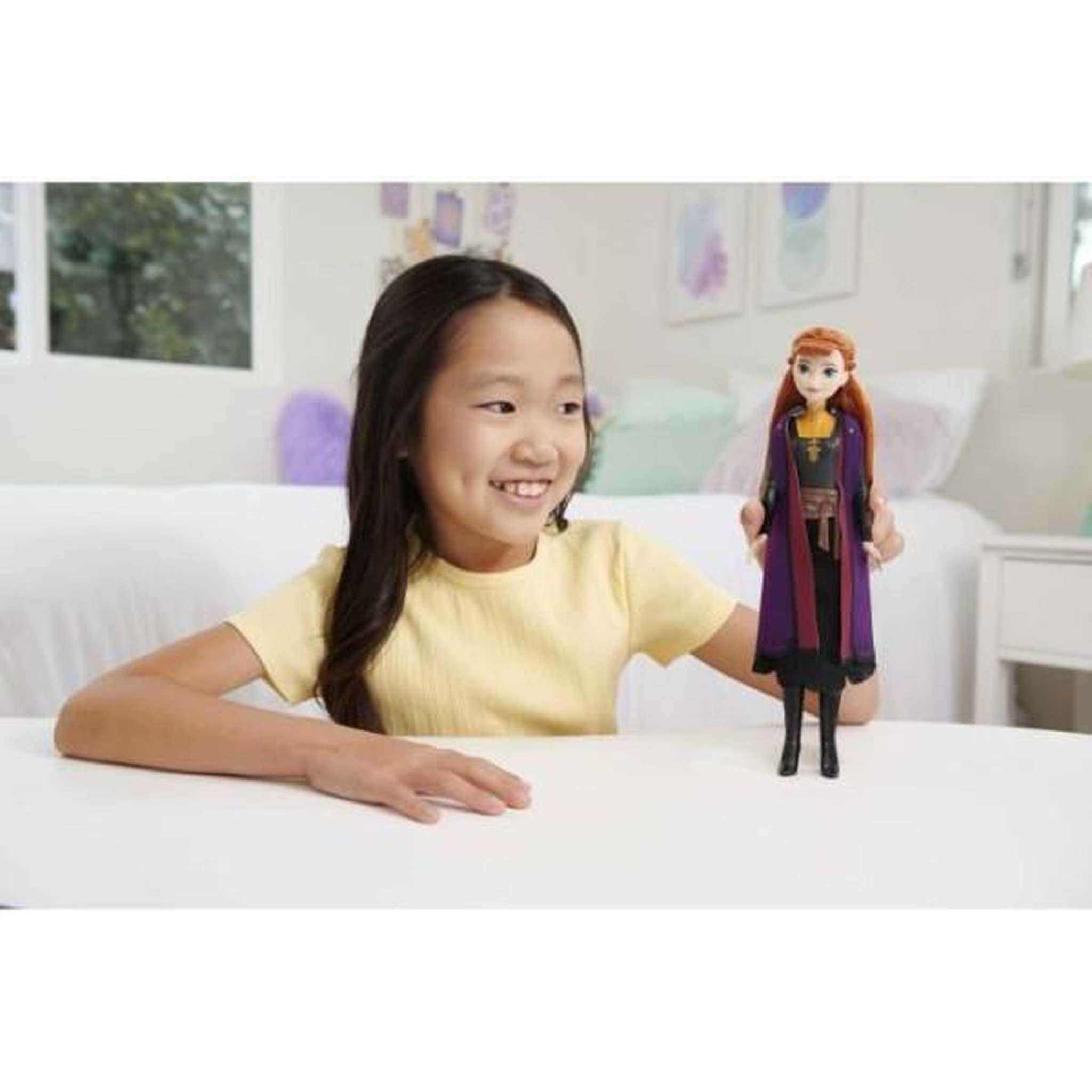 Voir la diapositive 3 : DISNEY PRINCESS La Reine des Neiges 2-Anna-Mattel Poupée Disney avec habillage et accessoires HLW50