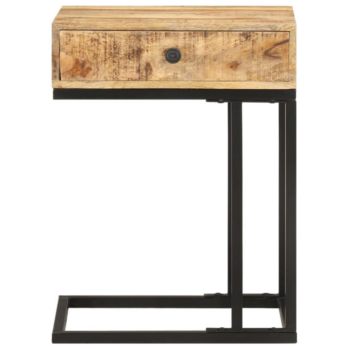 VIDAXL Table d'appoint en forme d'U 45x30x61cm Bois de manguier massif