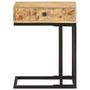 Voir la diapositive 3 : VIDAXL Table d'appoint en forme d'U 45x30x61cm Bois de manguier massif