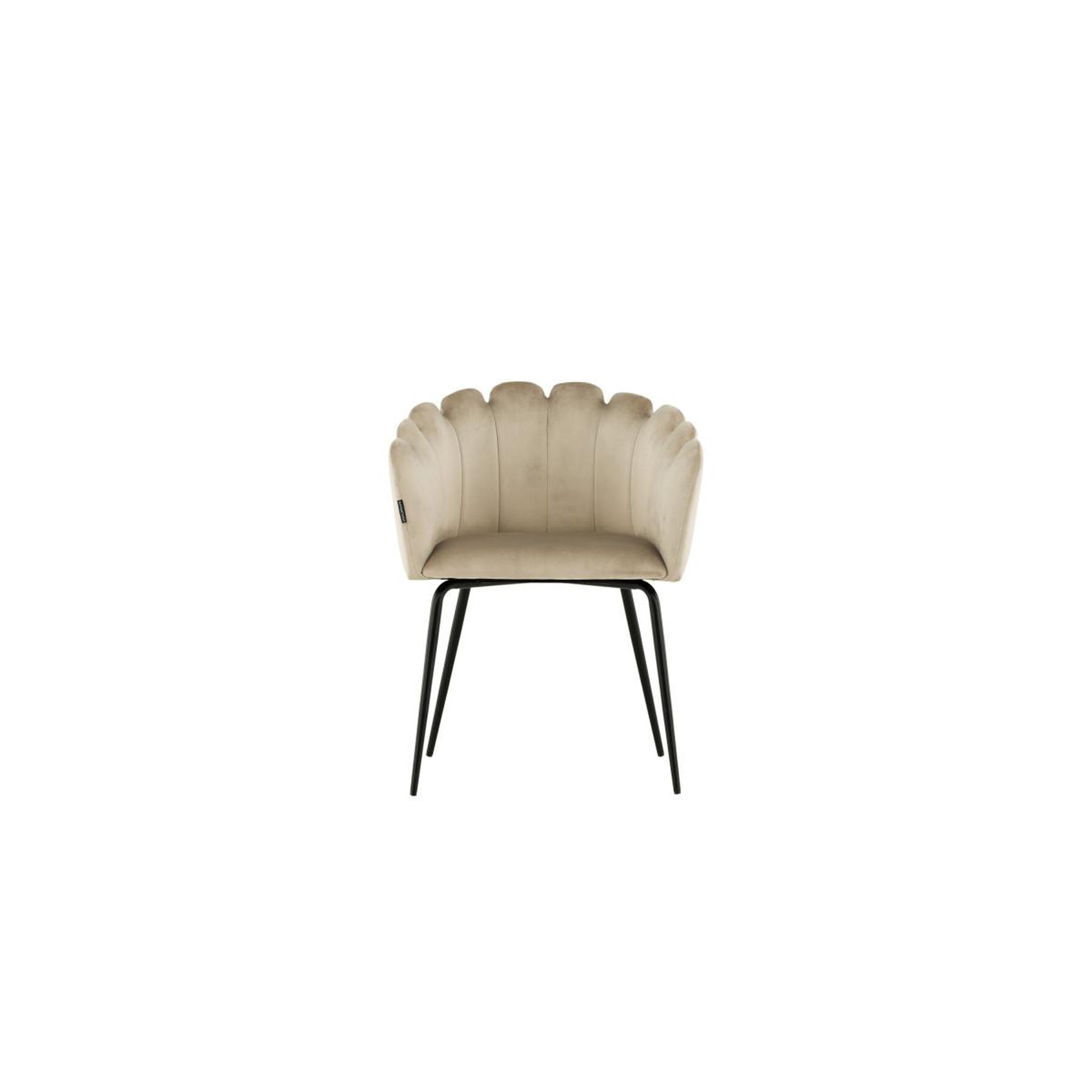 Voir la diapositive 3 : Paris Prix Chaise en velours  limhamn  76cm beige