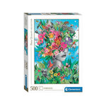 CLEMENTONI Clementoni Jigsaw Puzzle Head in The Jungle, 500pcs. 35526