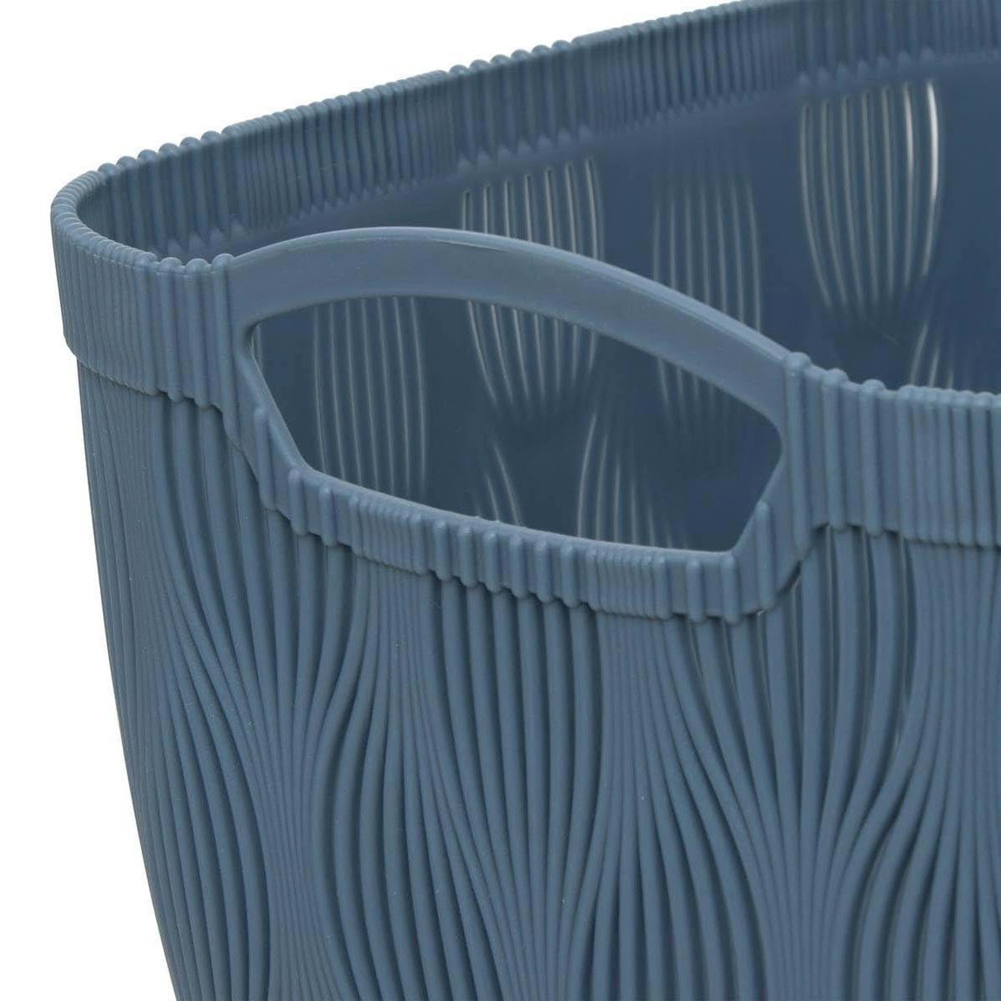 Voir la diapositive 2 : FIVE Panier de rangement design  leaf  6,5l bleu gris