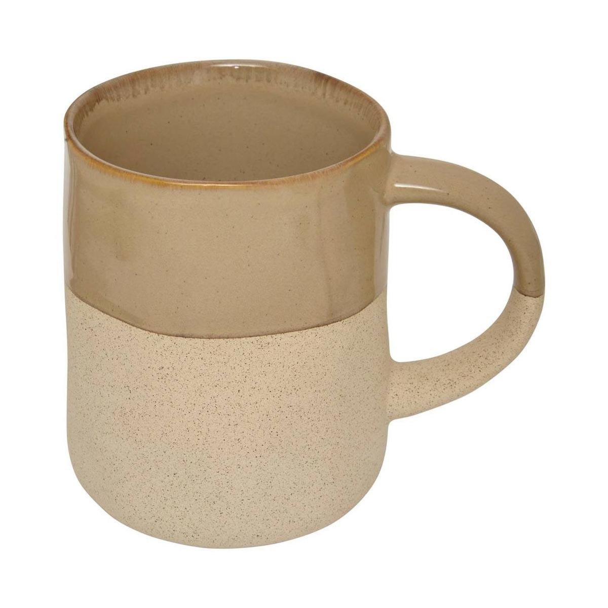 SECRET DE GOURMET Lot de 6 Mugs en Faïence  Kate  34cl Beige
